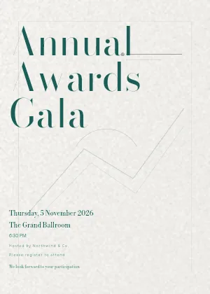 Architectural Keynote invitation template