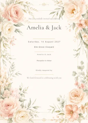 Classic Floral Wedding